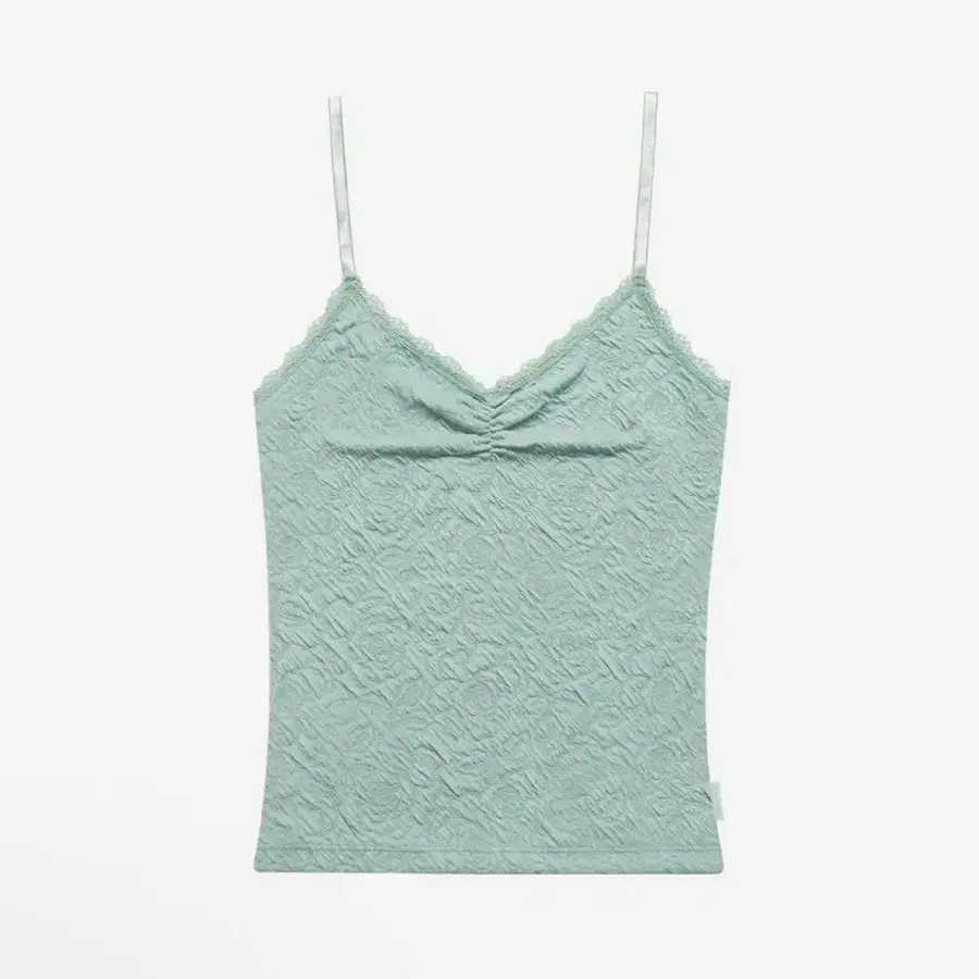미레코 FLOWER EMBOSSED SLEEVELESS MINT