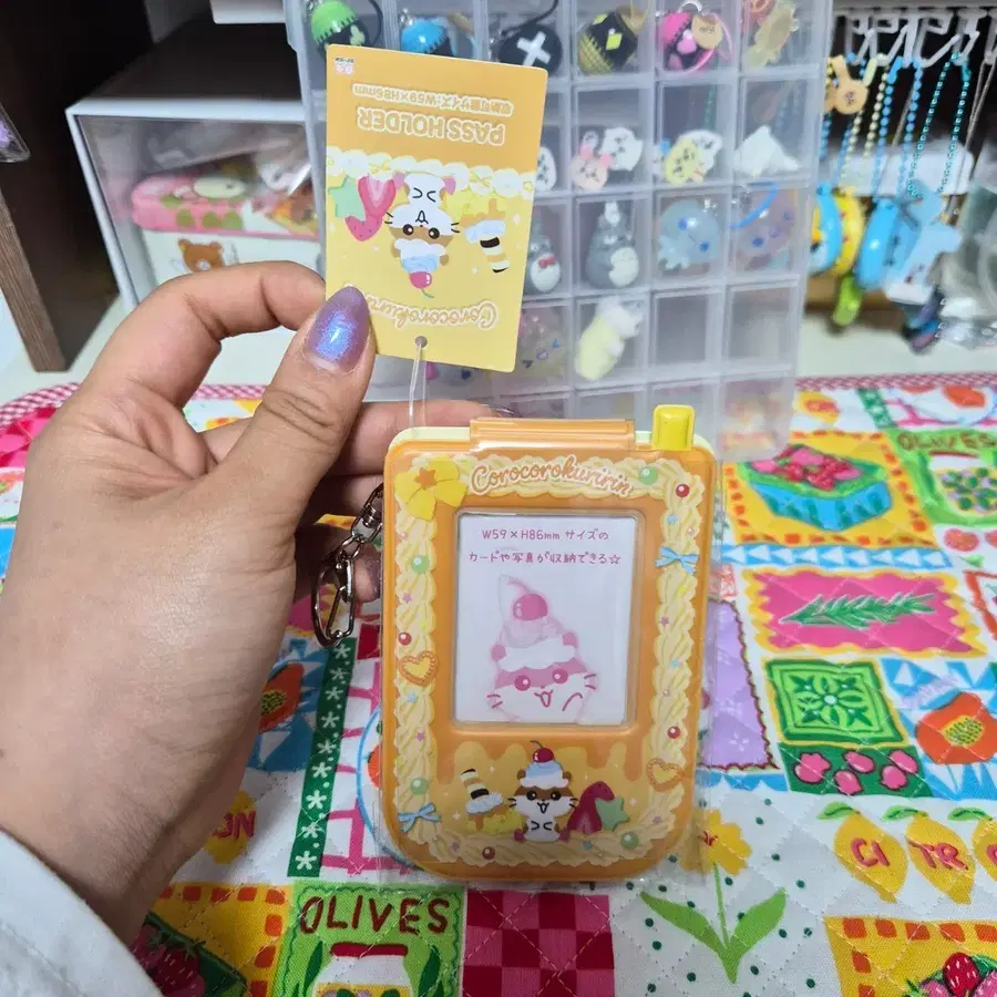 코로코로쿠리링 패스홀더 옐로우