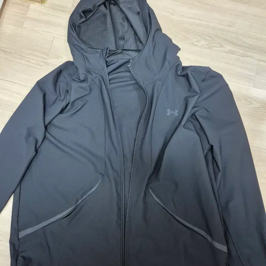 언더아머 후드 집업 자켓 블랙 3XL