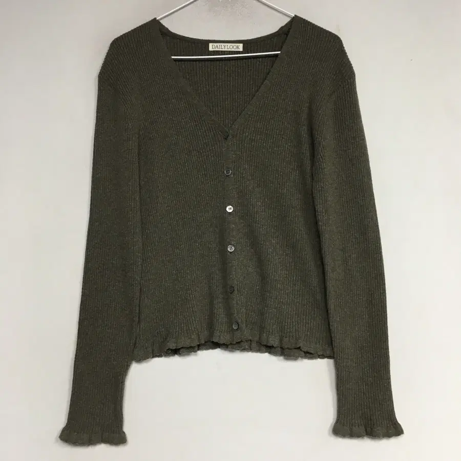 데일리룩 골지 니트 가디건 S