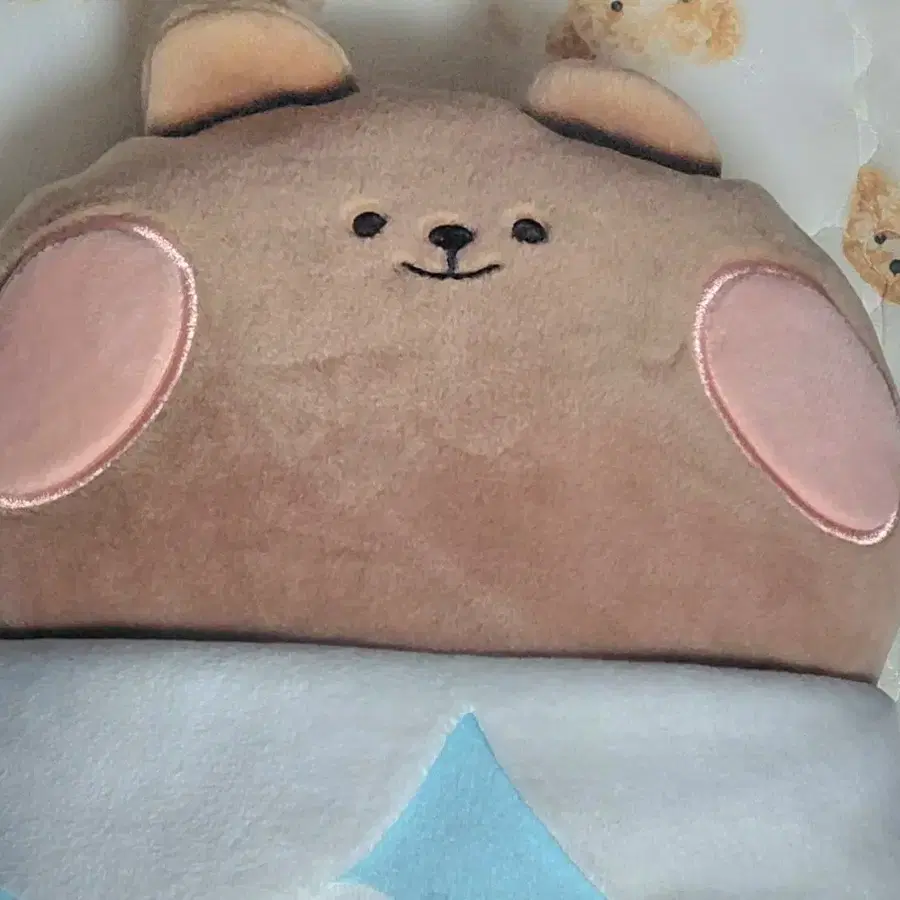 다이소 곰인형 쿠션