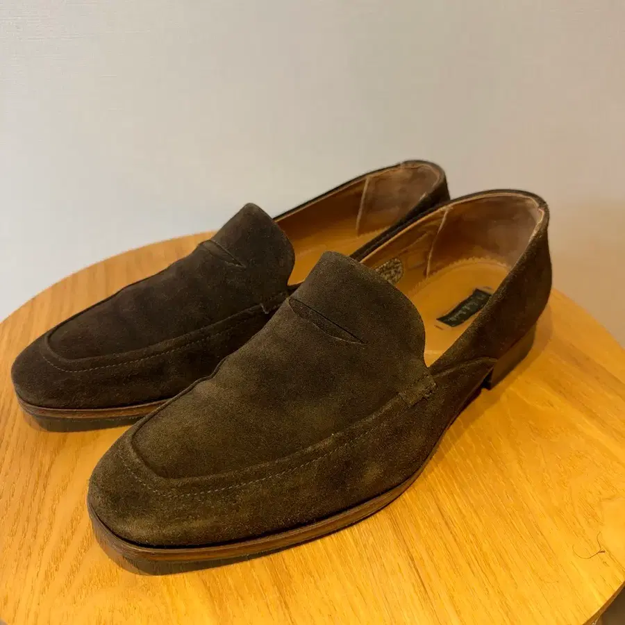 폴스미스 스웨이드 로퍼 다크브라운 UK8 (265-270)