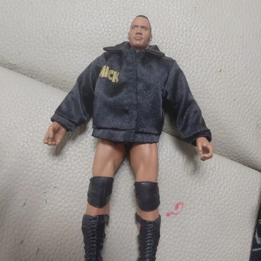 wwe. 더 락 레슬링 피규어