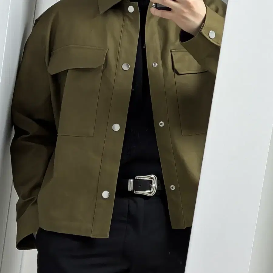 H&M 박시 셔츠 자켓