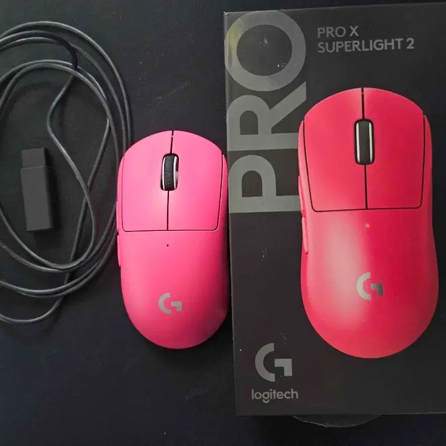 로지텍 PRO X SUPERLIGHT 2 핑크