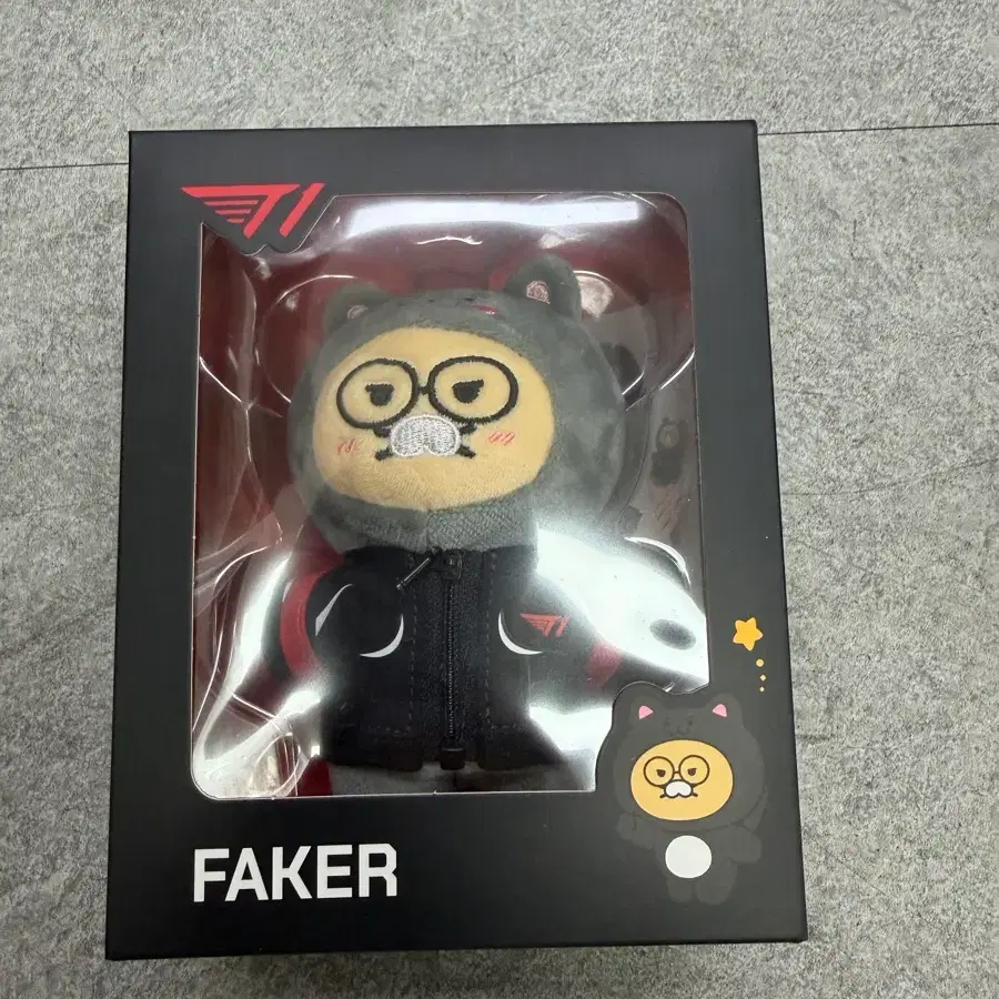 T1 X 카카오프렌즈 페이커 Faker 인형 새상품 미개봉