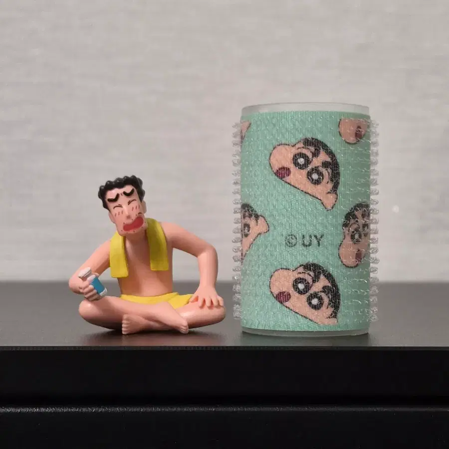 [반다이/캡슐토이] 4.6cm 크레용신짱 사우나 2탄 신형만(짱구 아빠)