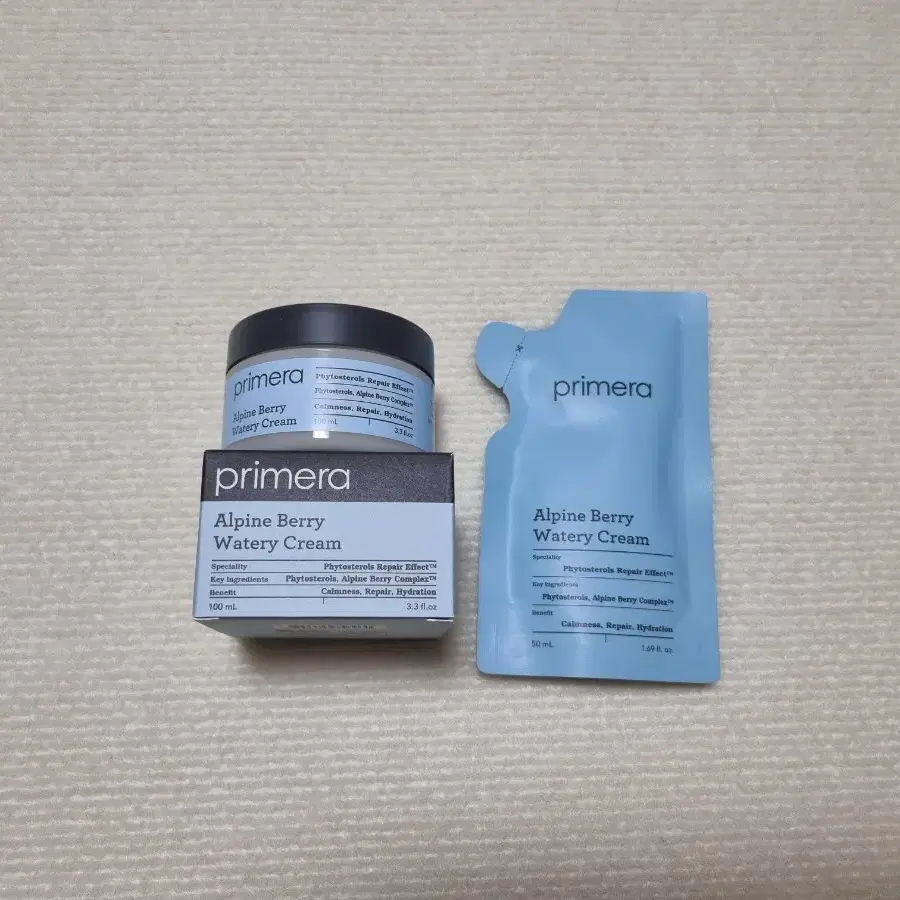 대용량 100ml) 프리메라 알파인 베리 워터리 크림