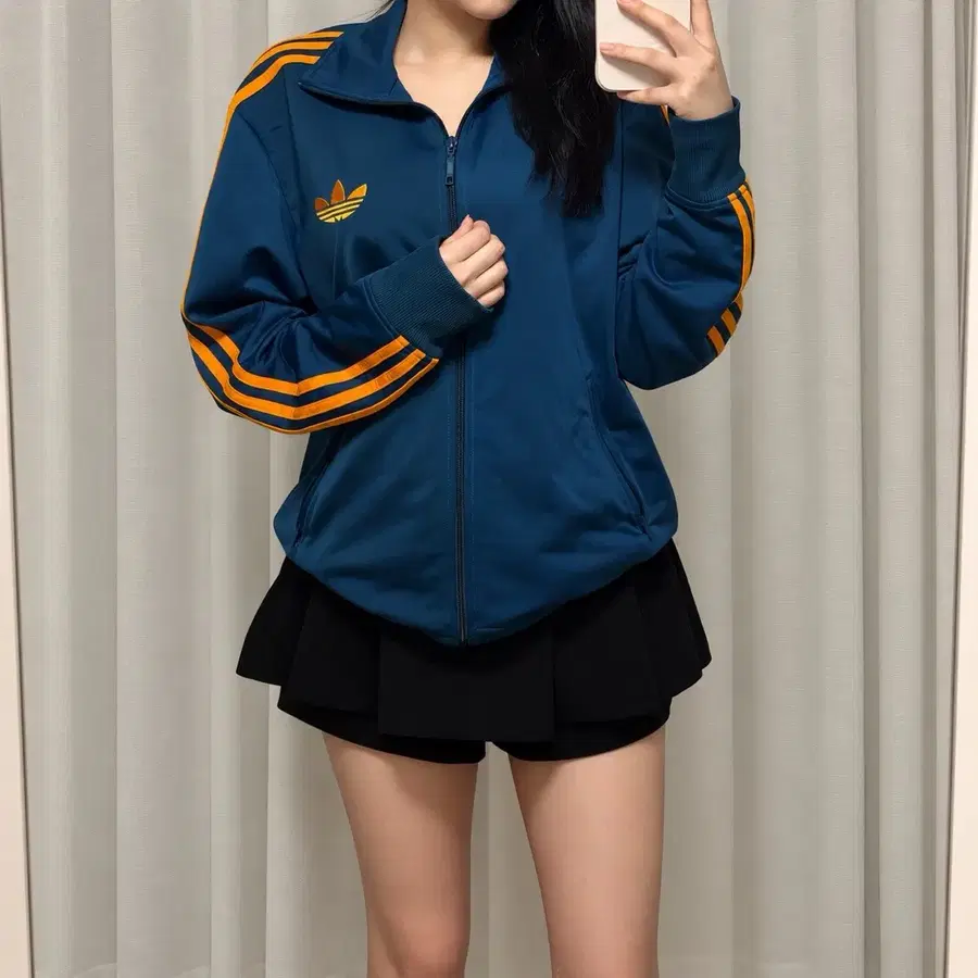 아디다스 구파이어버드 오렌지네이비 트랙탑