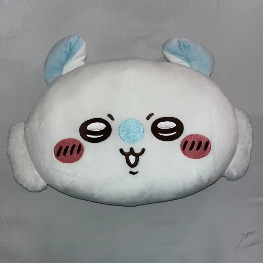 먼작귀 치이카와 모몽가 쫀득 모찌 페이스 인형 누이 빅 쿠션 퍼레이드