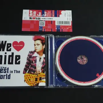 히데 베스트 앨범 We Love hide The Best in The World (2CD) 음반