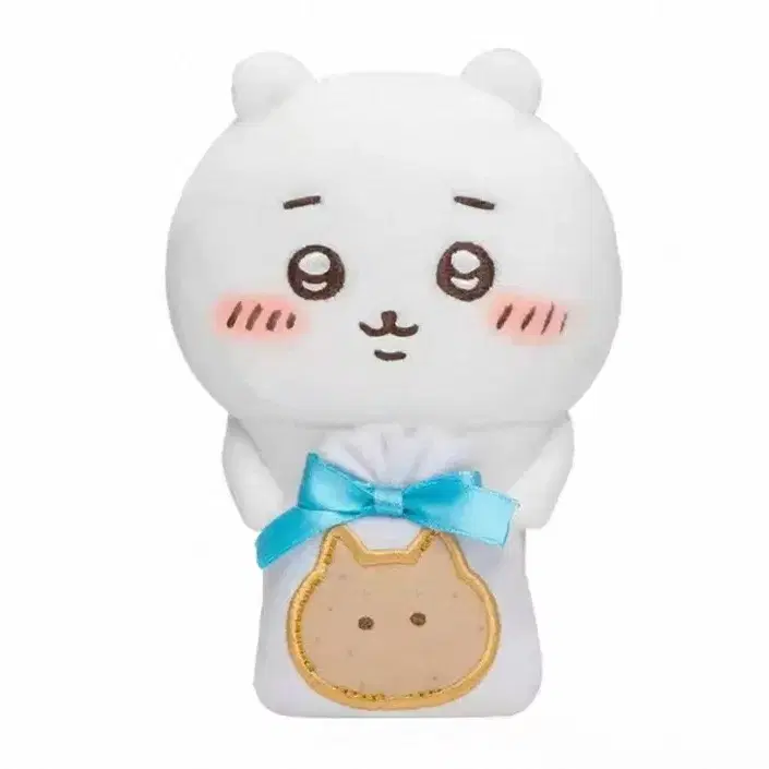 치이카와 파란색 리본 쿠키 모니터인형