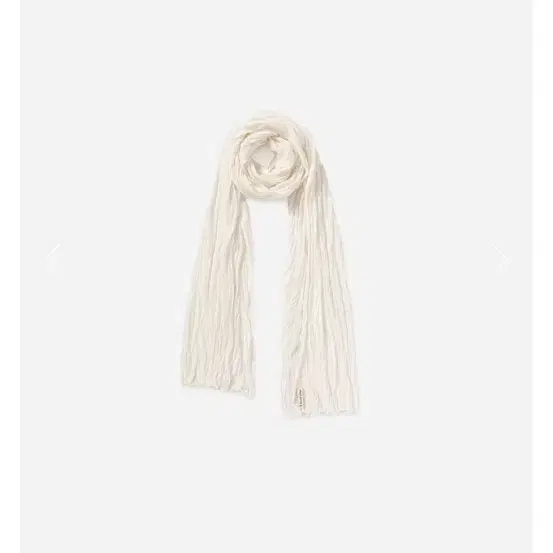 포유온 스카프 FYEO Asol Wrinkle Scarf 아이보리
