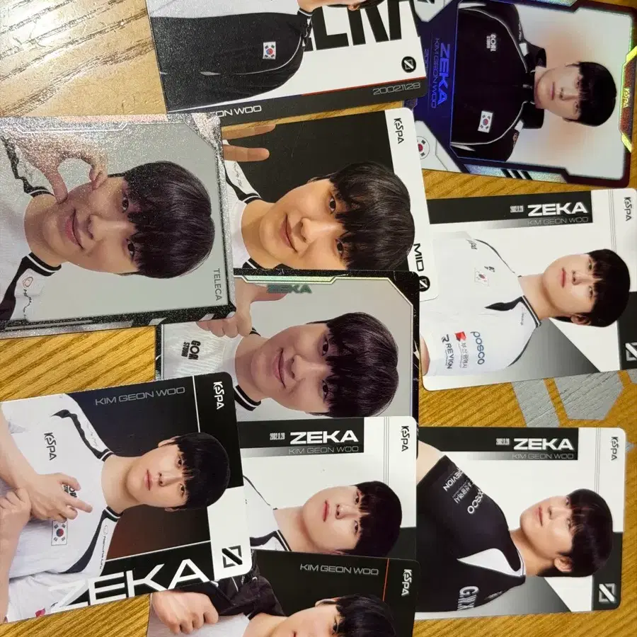 Kespa 텔레카 제카 페이커 트레이딩 카드