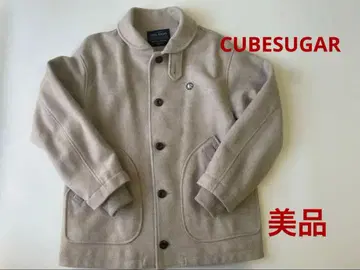 CUBE SUGAR 울 혼방 자켓 블루종 베이지