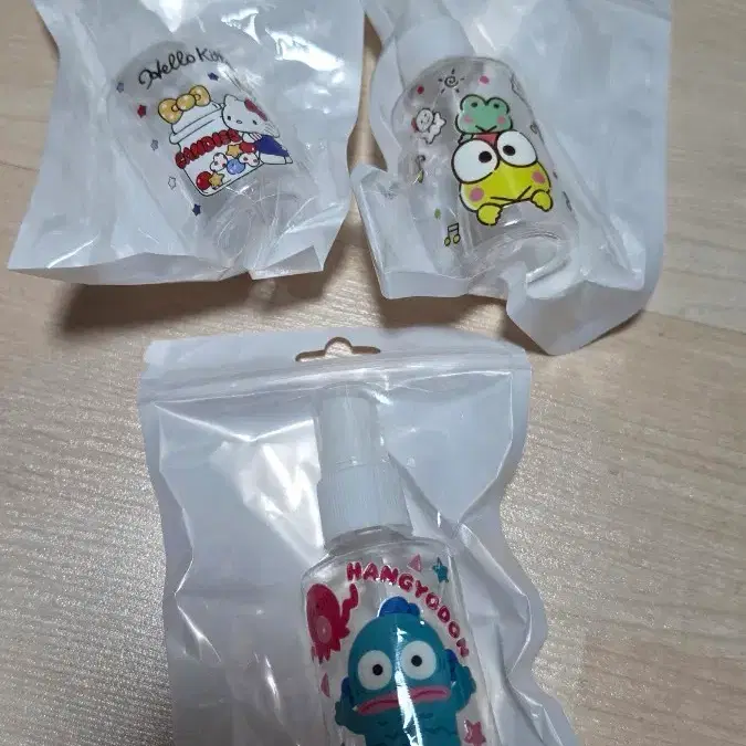 헬로키티 케로로 한교동 캐릭터 공병 3종 새상품 (개당단가)