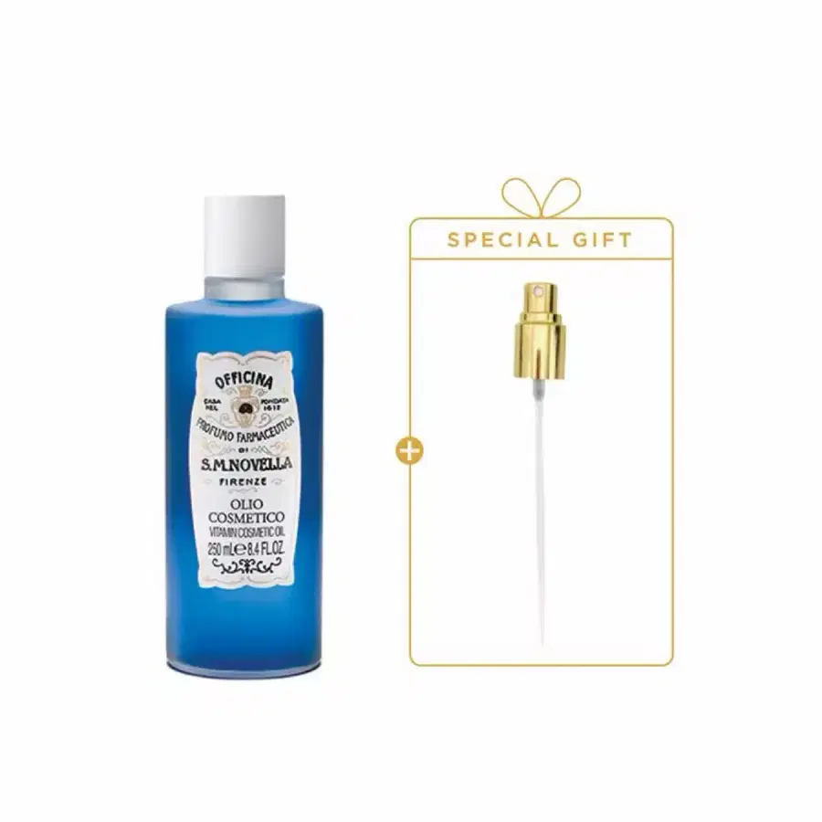 신세계백화점정품 새상품 산타마리아노벨라 올리오 코스메티코 250ml(바디오일/블루오일) (+ 미스트 펌프 증정)