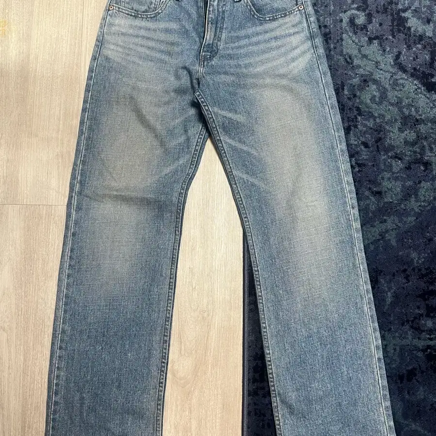 빈티지 리바이스 534 워싱 데님 팬츠