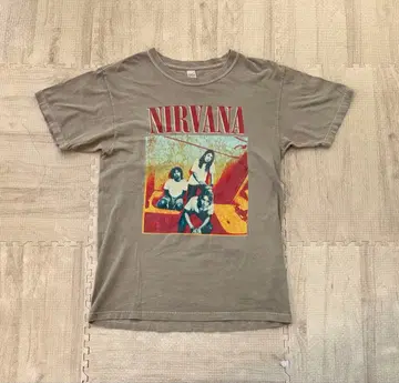 [멕시코제] M&O Gold 닐바나 NIRVANA 밴드 티셔츠