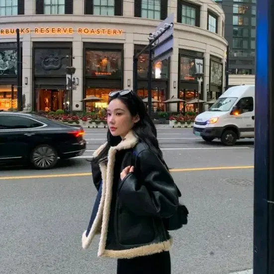 위아 브랜드 도매택 / 양털 투웨이 레더 무스탕