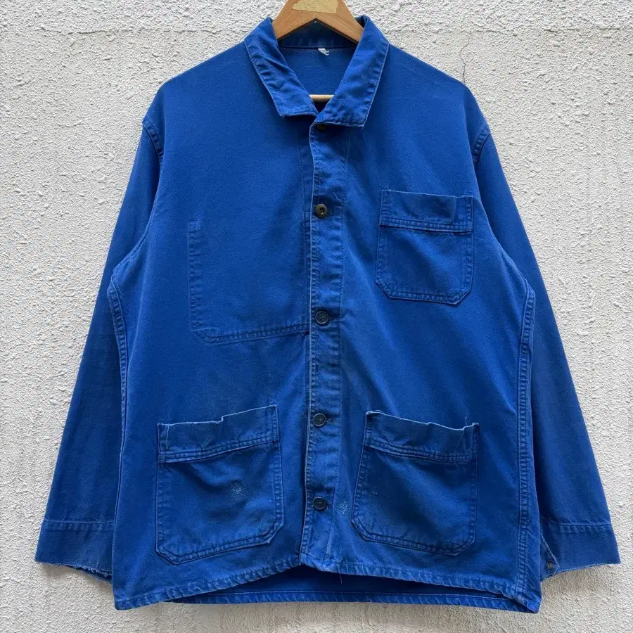 NATURAL FADED BORO 1970s FRENCH WORK JACKET 페이딩 보로 프렌치워크자켓