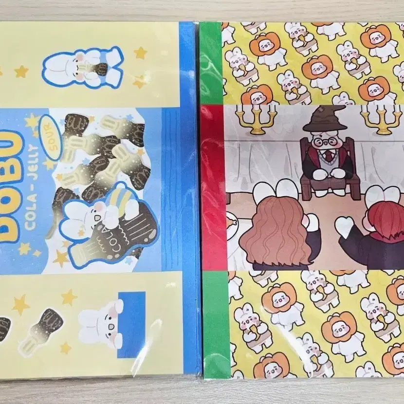 (처분) 두부&슈니&메리&지지&바니&냐오 도안 랩핑지/수제봉투/수봉 8종