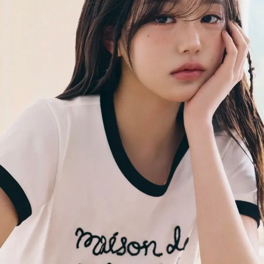 로라로라 MAISON DE ROLA RINGER T-SHIRT WH+BK 새상품택달림