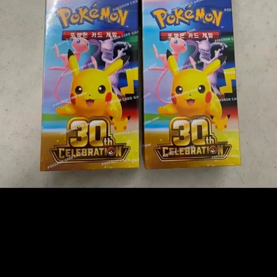포켓몬카드 30주년 박스 2개일괄