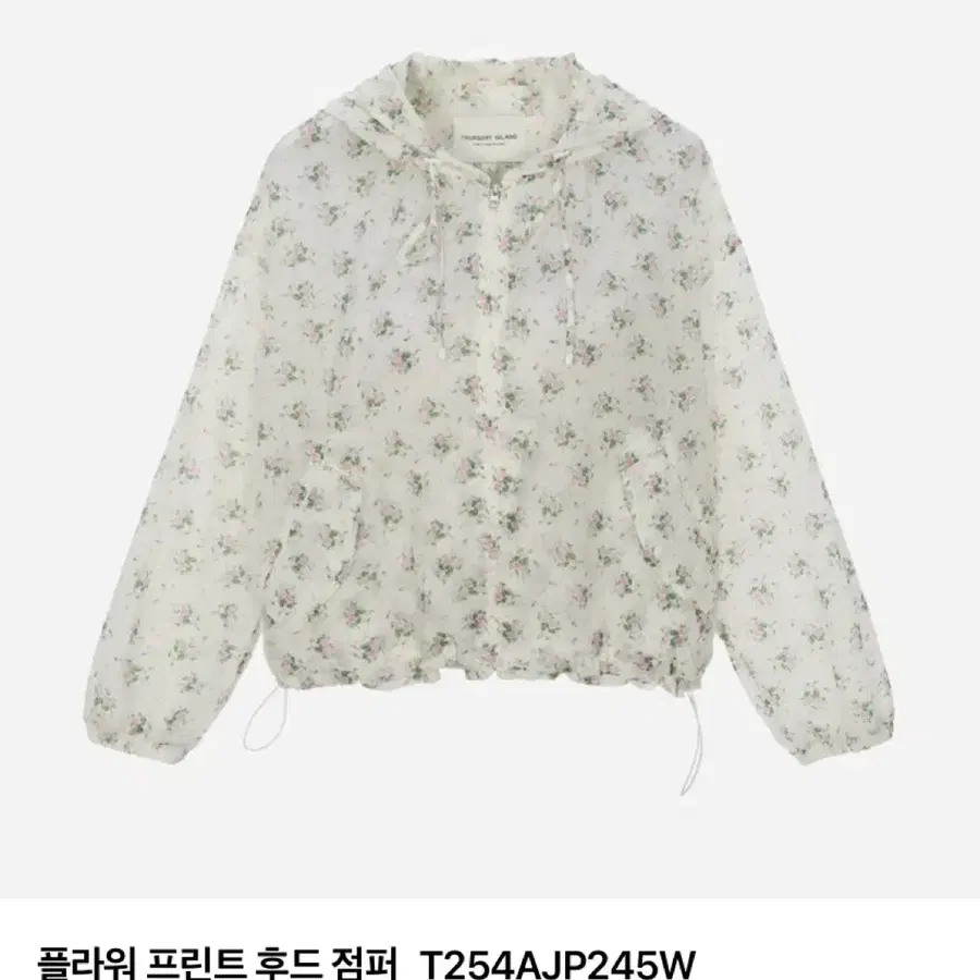 써스데이아일랜드바람막이점퍼 새상품