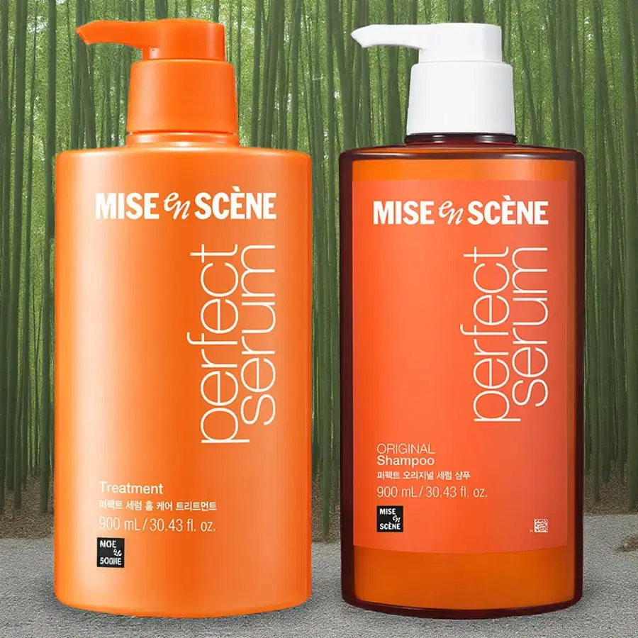 미쟝센 퍼펙트 오리지널 세럼 샴푸 900ml + 홈케어 트리트먼트
