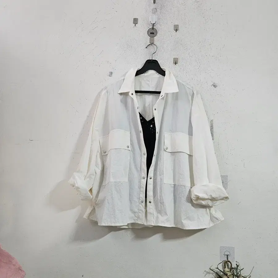 흰색 셔츠자켓77