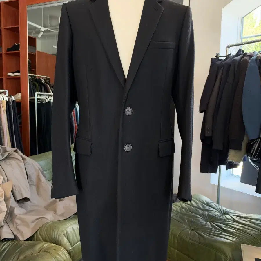 Dior Homme ARCHIVES BY HEDI WOOL CASHMERE COAT