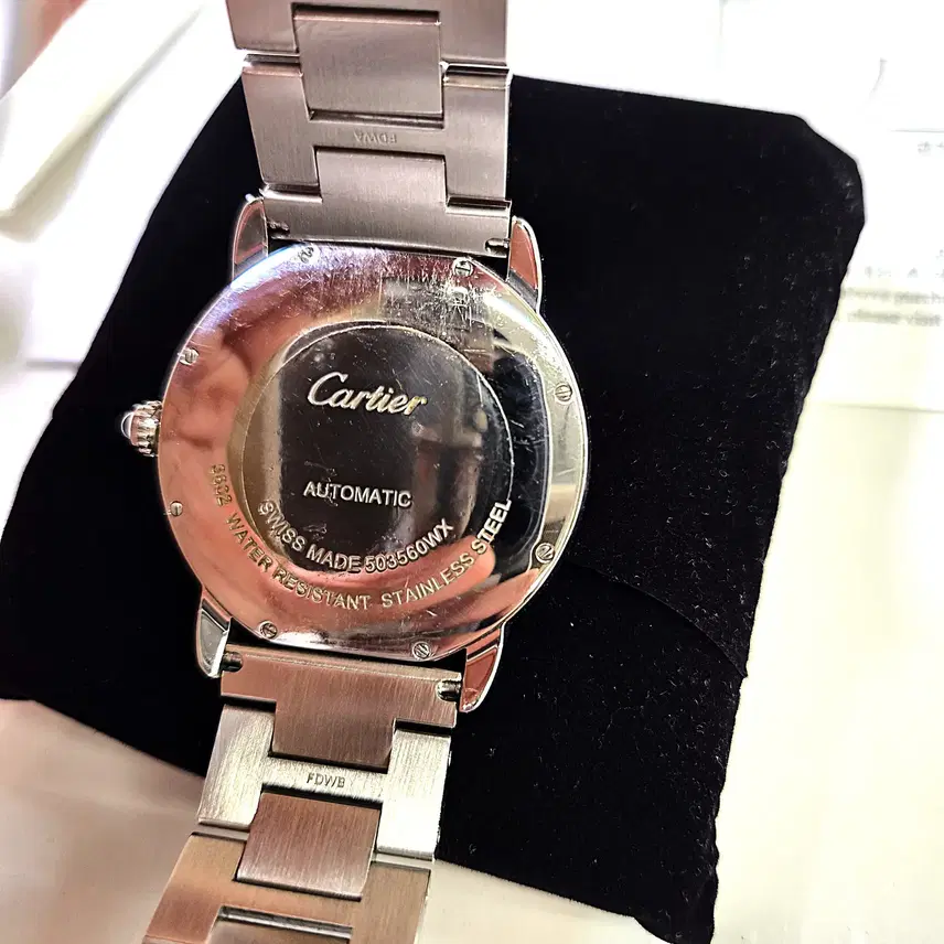 까르띠에 롱드솔로시계 XL 42mm 사진 3
