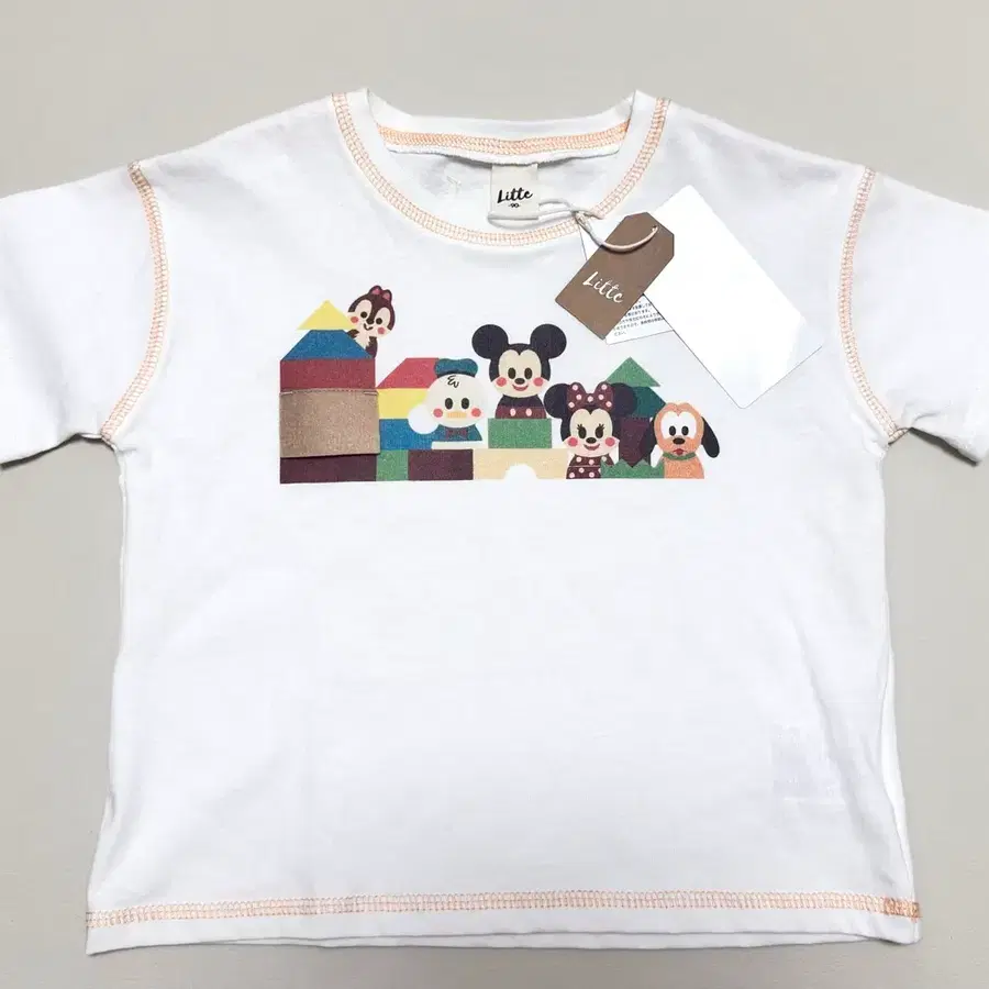 Little Disney 캐릭터 반팔 티셔츠