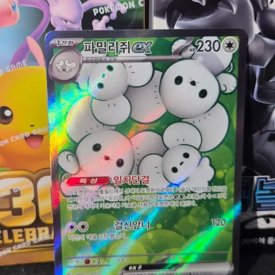 포켓몬카드 파밀리쥐 ex SR [S급]