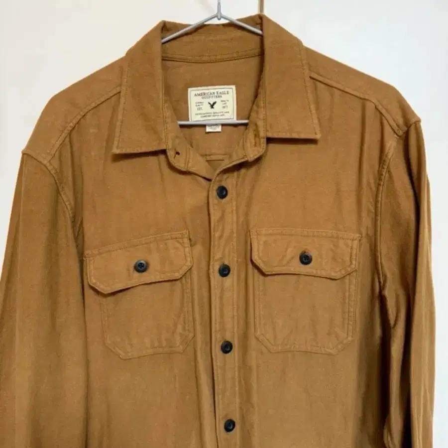 아메리칸 이글 American Eagle 셔츠 Tan/M