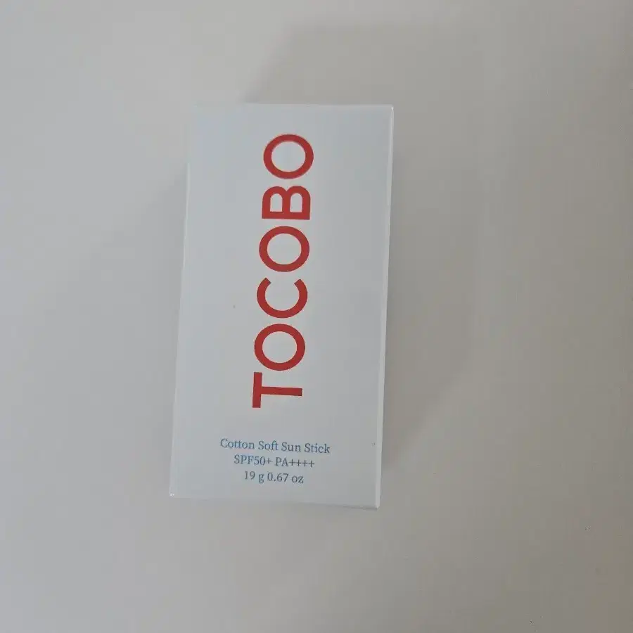 토코보 코튼 소프트 선스틱 19g SPF50+ PA++++