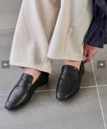 루타론 레인 몰드 로퍼 블랙 24.5