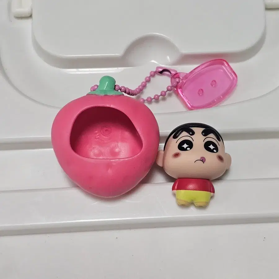 짱구 과일 딸기 키링 피규어