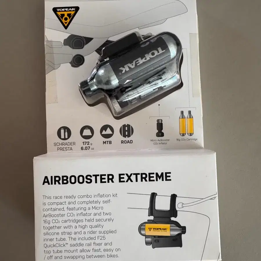 토픽 펌프 Airbooster Extreme Co2 카트리지 세트 일괄판매