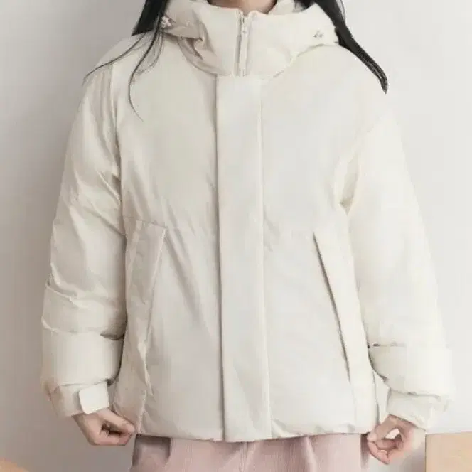 K2 22'FW 씬에어 구스다운 패딩 후디