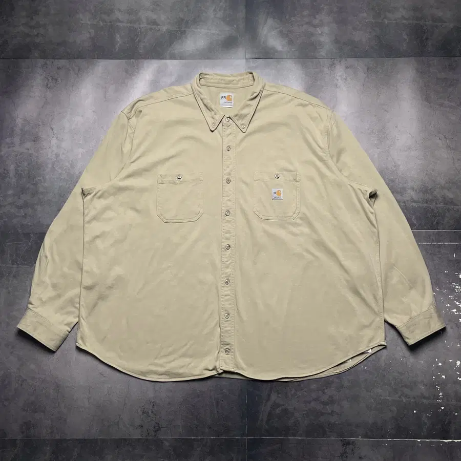 CARHARTT 칼하트FR 포켓 베이지 워크셔츠 A01607