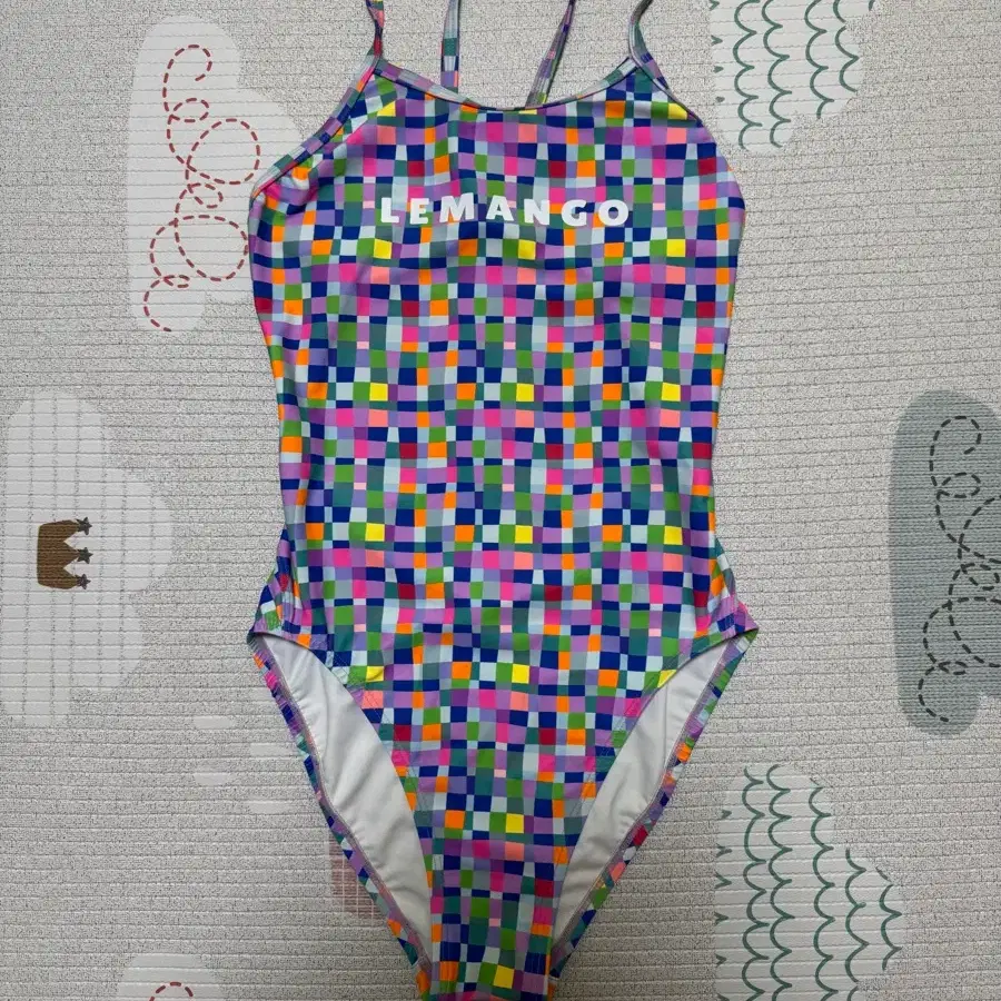 르망고 팔레트 체커 여성 수영복 L