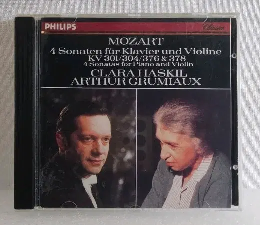 Mozart - Sonata for Piano and Violin CD