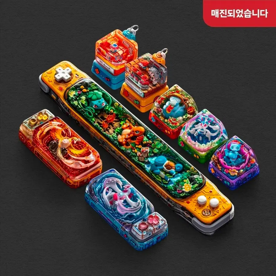s-craft 포켓몬 아티산 키캡 14차