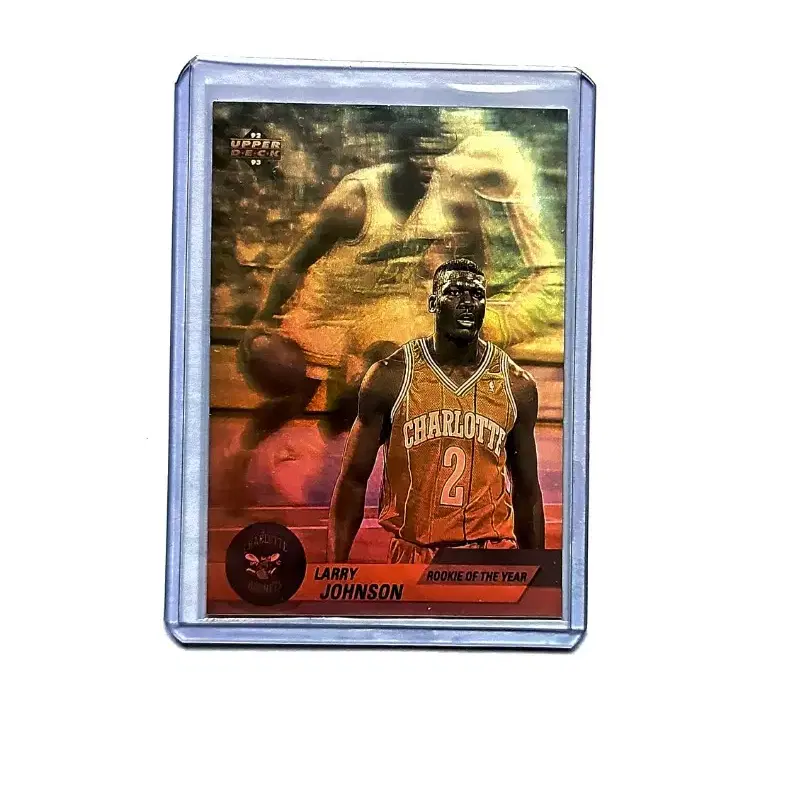 농구카드 NBA 샬럿 호네츠 래리존슨 홀로그램 1992