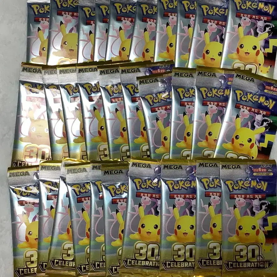포켓몬카드 30주년 자판기 30팩