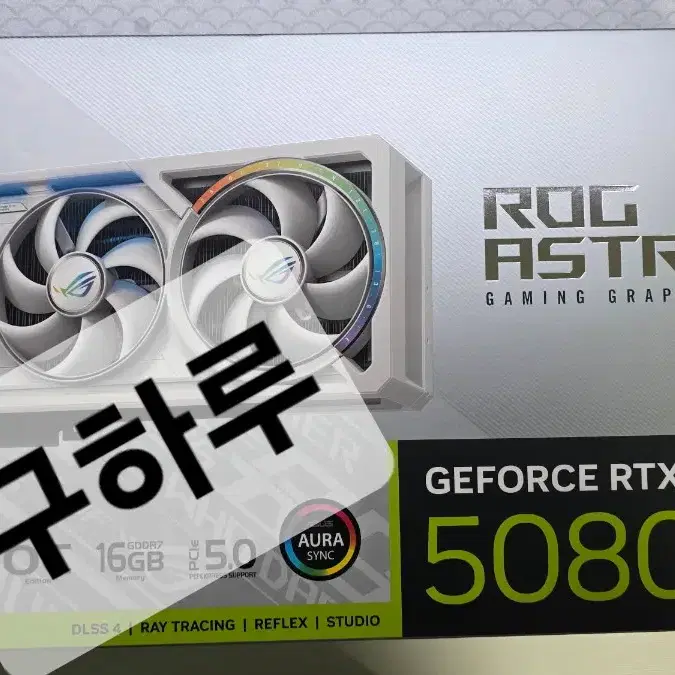 RTX 5080 아스트랄 화이트 astral white 판매