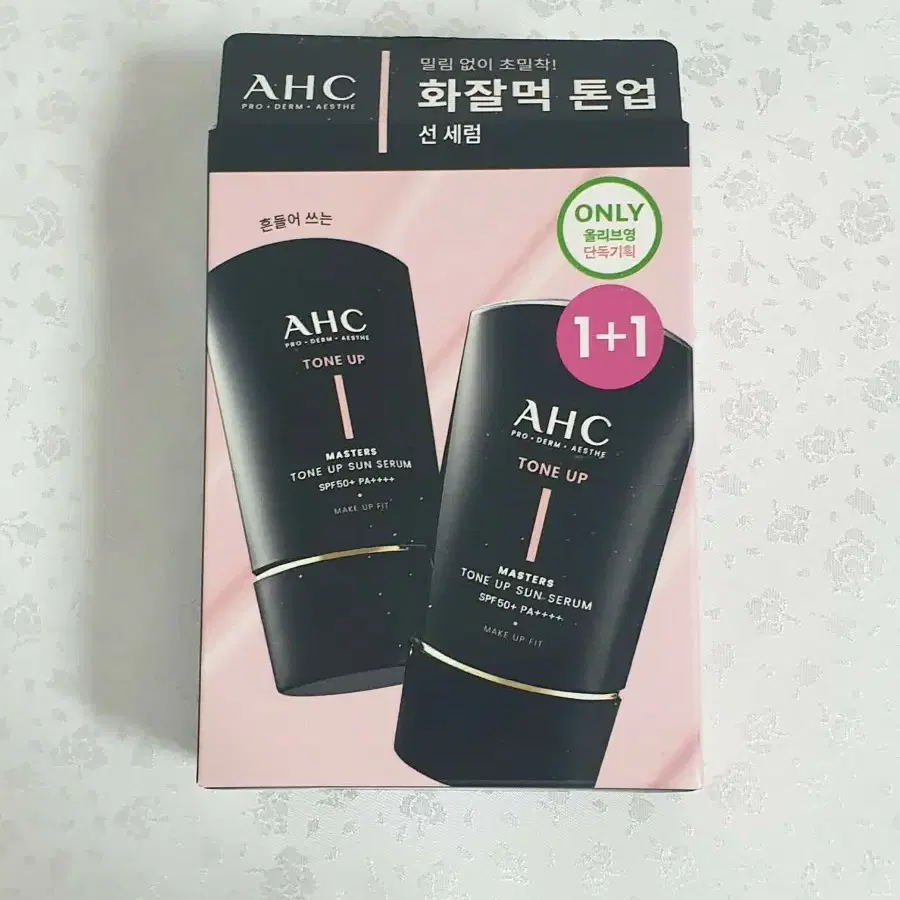 AHC 마스터즈 톤업 선세럼 50ml+50ml