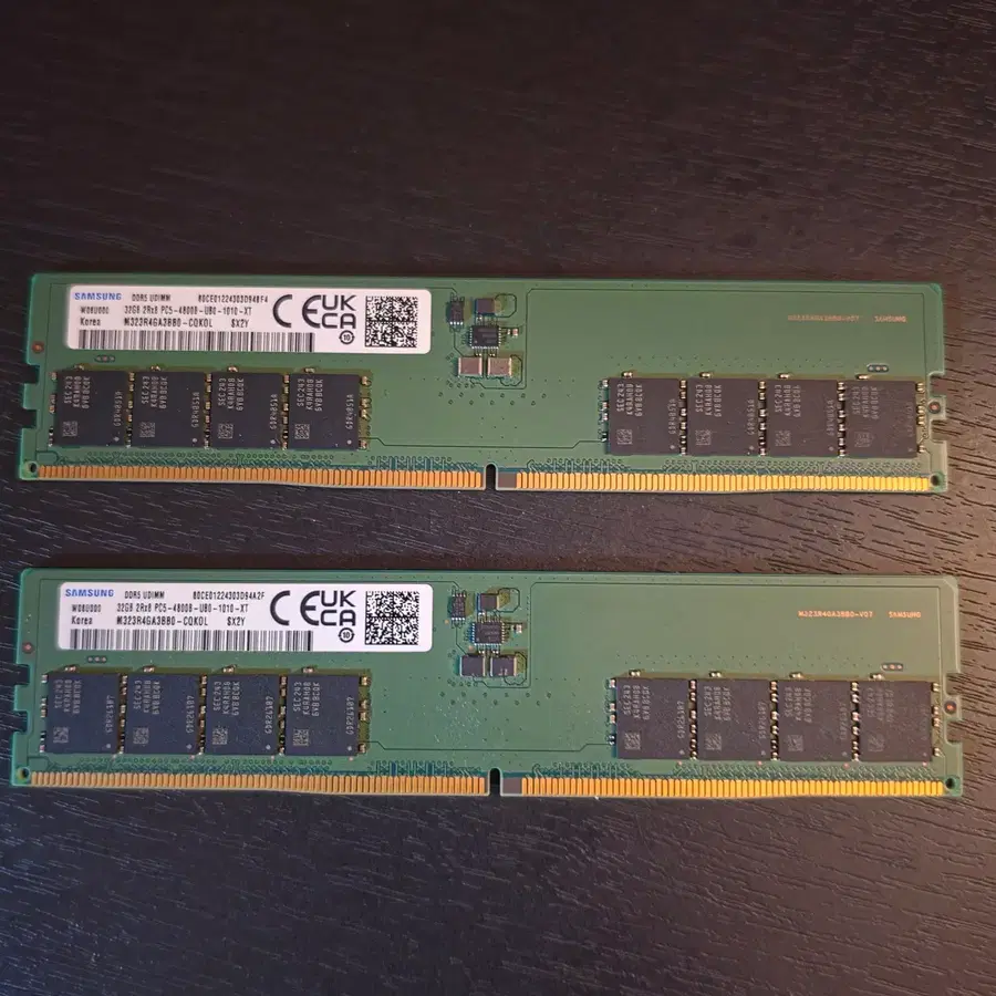 삼성 DDR5 UDIMM PC5-4800 32GB (2개)
